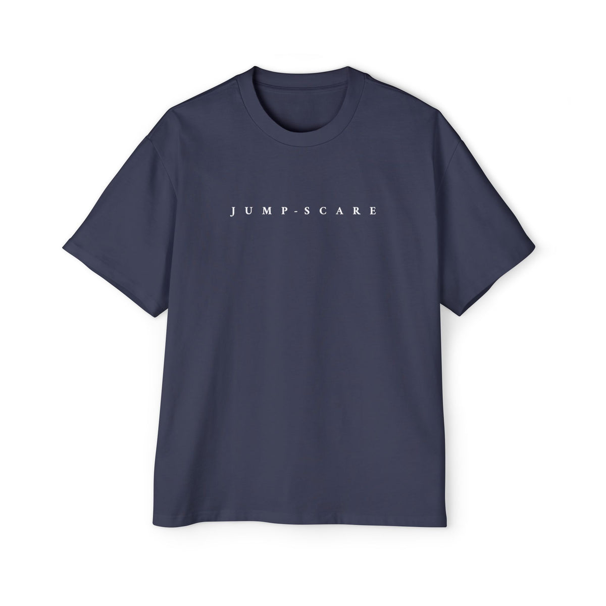 Jump-Scare Men’s Tee — Minimal Horror Graphic Shirt