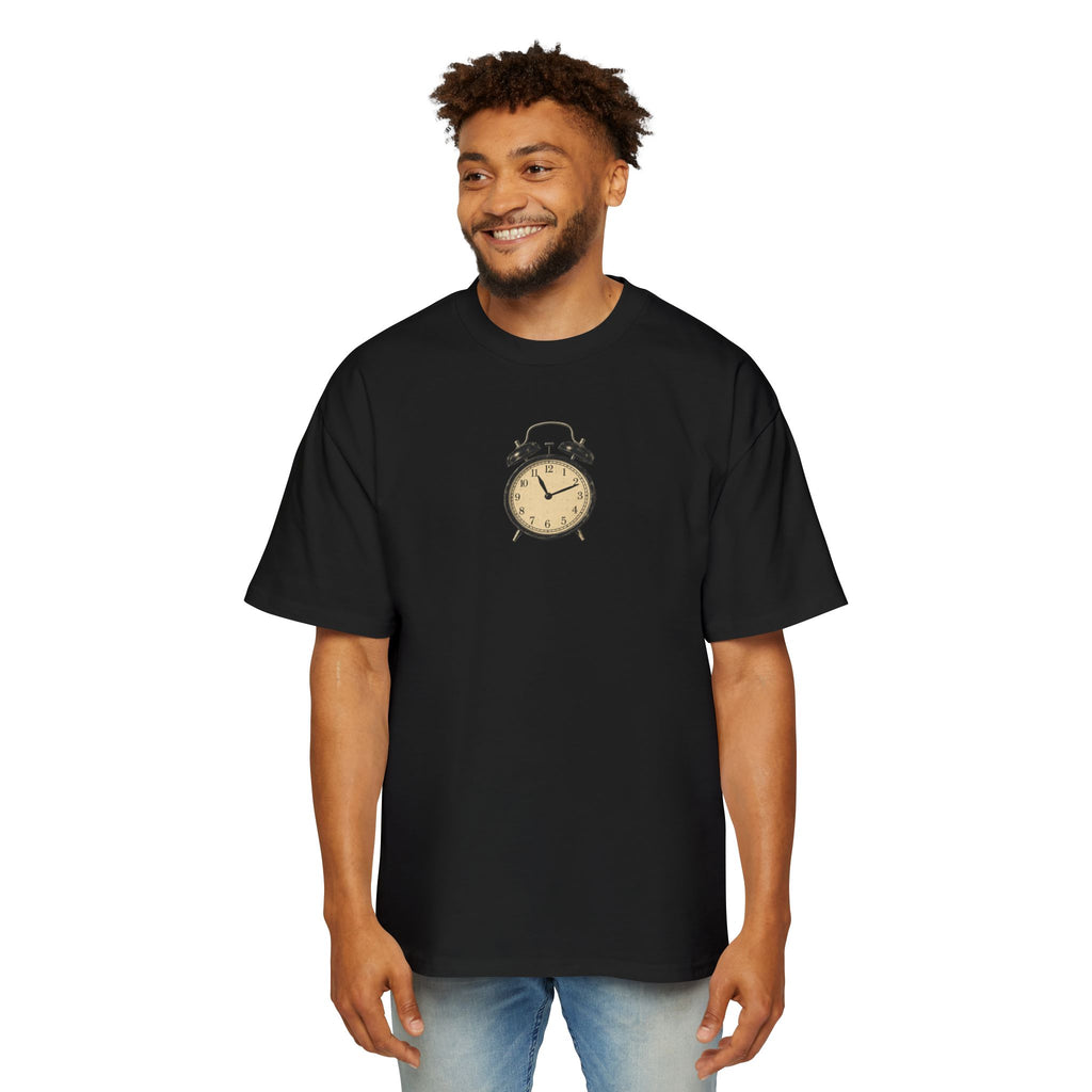 Clock Men's Heavy Oversized Tee