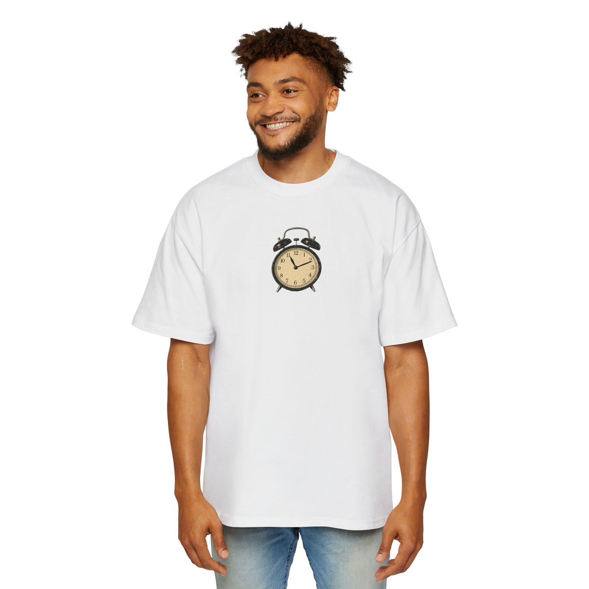Clock Men's Heavy Oversized Tee