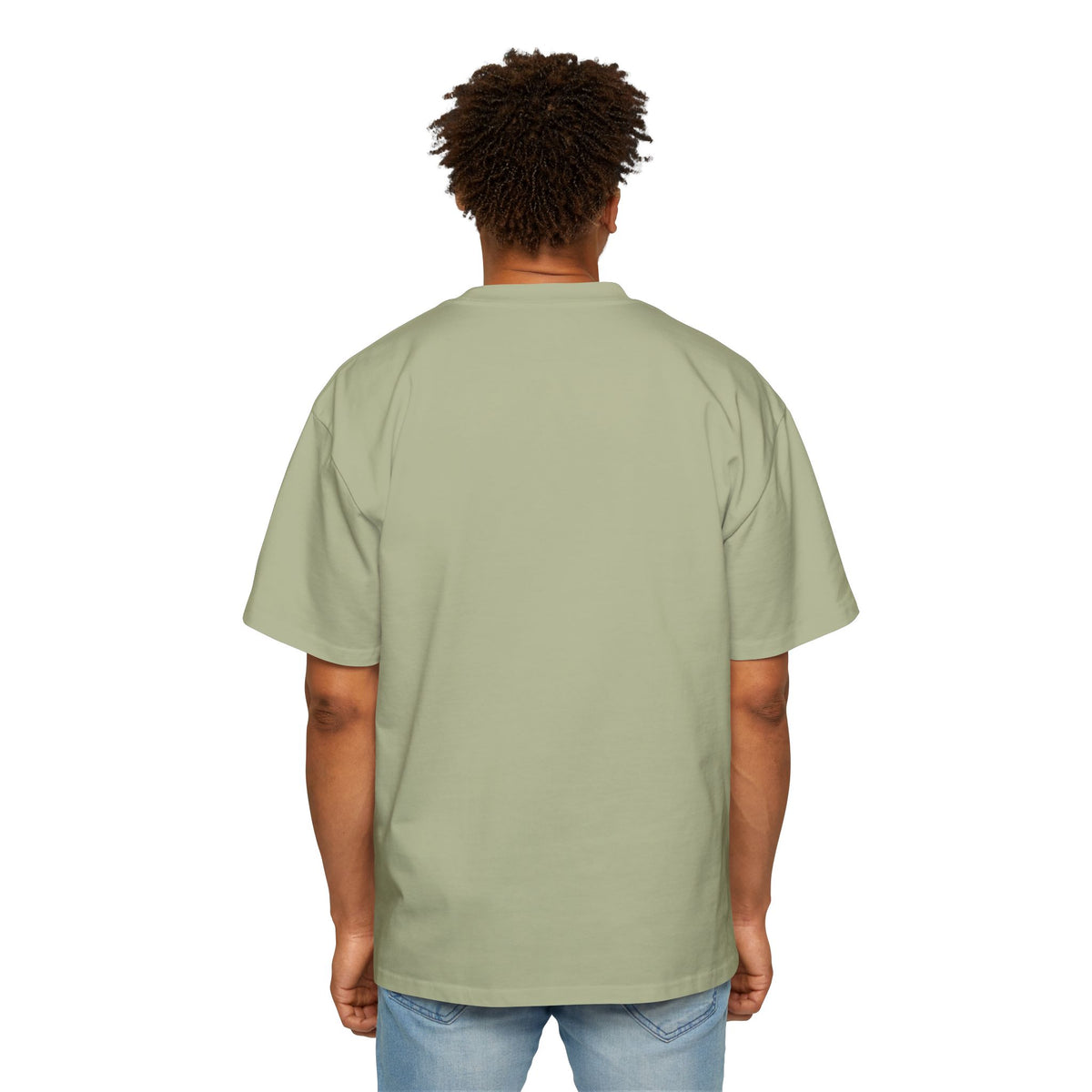Pistachio Men's Heavy Oversized Tee