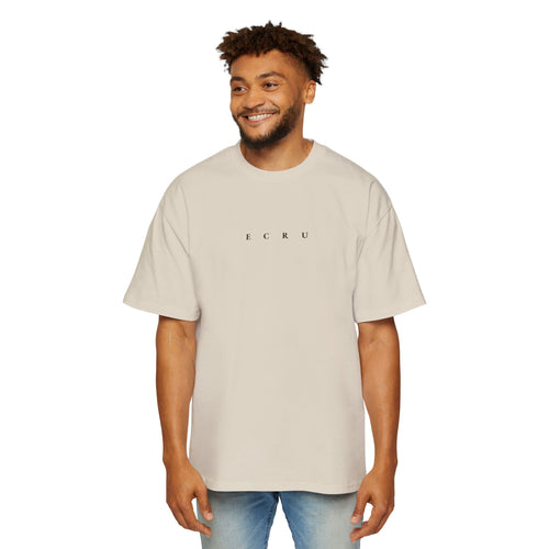 'ECRU' Oversized Tee — Men's Casual Graphic Shirt